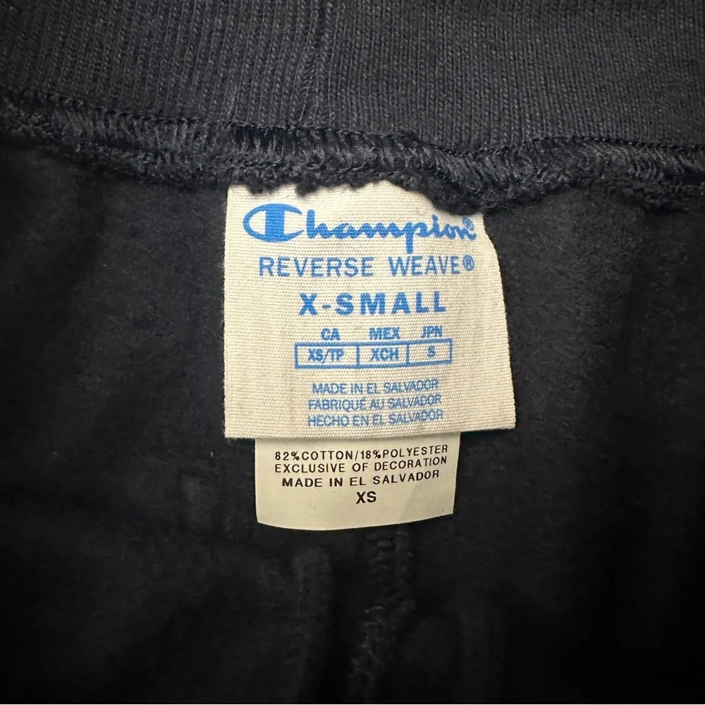 Champion Reverse Weave Jogger Sweatpants Men’s Size XS Navy Blue